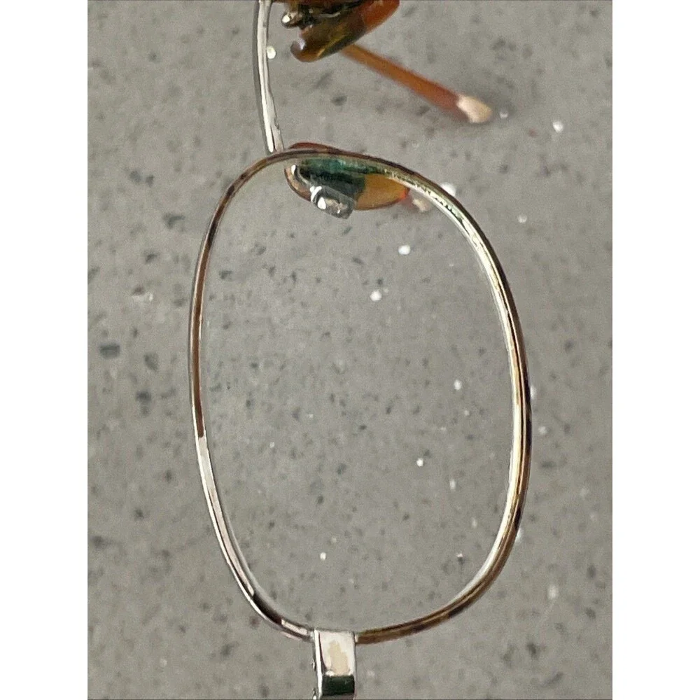 Luxottica Italy LU 1292 T293 50-18-135 Gold Eyeglasses Frames ONLY Full Rim Oval